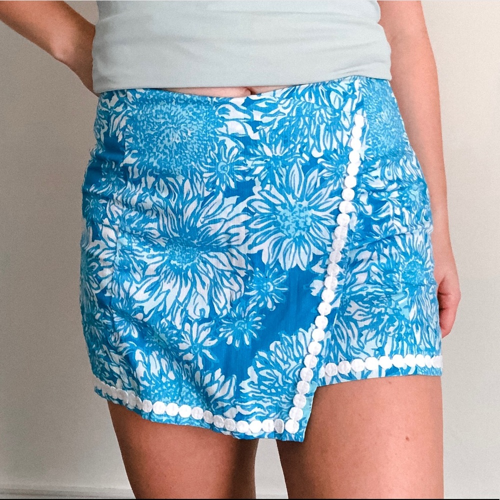 Lilly Pulitzer Lion in the Sun Floral Skort
